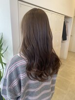 サラ ビューティー サイト 古賀店(SARA Beauty Sight)&nbsp;【ブリーチなしダブルカラー】透明感ブラウン/ナチュラル/艶髪