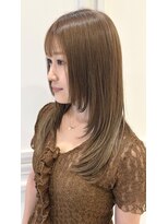 バレル 天王寺阿倍野店(Barrel) ブラウンカラー レイヤーカット