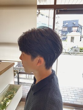 バロンドール 金沢文庫(Ballon d'or) センターパート/ニュアンスパーマ/マッシュ/センター分け