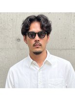 ニューヨークニューヨーク メン 垂水店(NYNY MEN)&nbsp;センターパート×無造作パーマ×スパイラルパーマ
