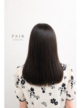 ペアー(PAIR)の写真/ダメージ補修を重ねて美髪へ。艶々トリートメントが叶える特別なサロン時間◎