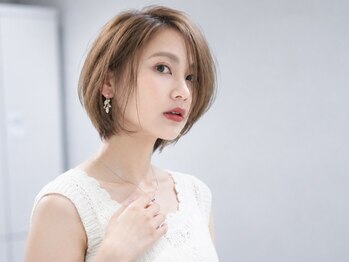 シークネクスト 八王子(SeeK NEXT)の写真/おしゃれでエイジレスな仕上がりの白髪染め♪Aujuaケアで上質なツヤと質感に。色持ちも◎