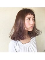 ヌーク(NUUK)&nbsp;☆ＮＵＵＫ☆ラベンダーアッシュ＆シースルーバング