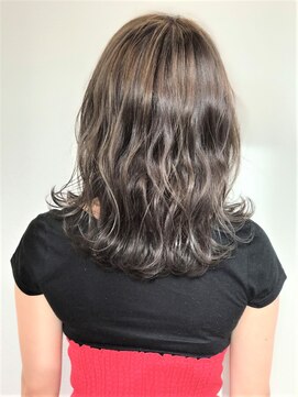 アーツヘアー JR上熊本駅店(ARTS@HAIR) ∇シアーグレージュ×重めロブ