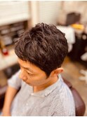 ショートヘアパーマ