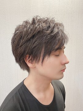 ヘアーデザイン サンライズ(Hair Design SUNRISE) スノーアッシュ×アシメスタイル