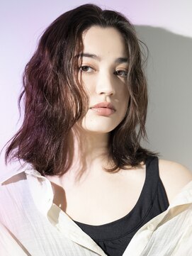 スカイレビュー(SKY Re beau) 【錦糸町レビュー店】モード　センター分けAラインボブ