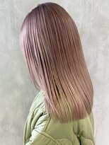 アイティーバイアルバム 藤沢店(IT by ALBUM)&nbsp;ピンクミルクティー_フェザーバングマッシュショート_ba323861