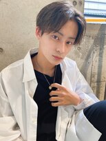 ルービック(Rubik's)&nbsp;前下がりセンターパート/ツイストスパイラルパーマ