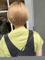 ビューティービースト 前田店(beauty:beast)&nbsp;ハイトーンミルクティーベージュ×ショート