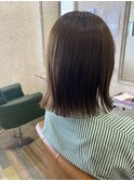 切りっぱなし×外ハネ