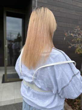 マヤ 和戸店(MYA) ブリーチ縮毛