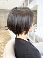 モールヘア 西中島店(MOOL hair)&nbsp;大人ショートヘアイルミナカラーブルーブラック