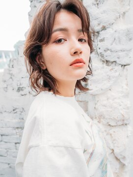 サニーデイ 横浜戸部店(SUNNY DAY) 大人ミディアム×抜け感ブラウン