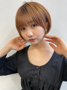 サンド 表参道(sand) ショートボブパーマ20代30代40代イヤリングカラー大人可愛い