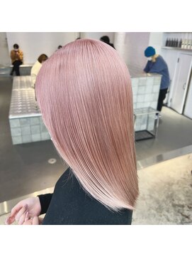 ゲーム 原宿店(GAME) ピンクベージュ/ダブルカラー/ケアブリーチ/髪質改善/