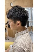 マッシュ×スパイラルパーマ