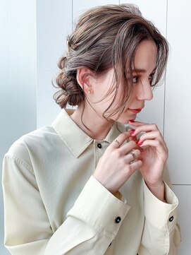 アイティーバイアルバム 下北沢店(IT by ALBUM) 編み込み風アレンジ_大人ガーリーチョコレートプリカール_59126