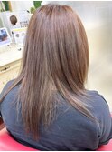 20代30代大人可愛い♪艶感ハイライト3Dカラーベージュ