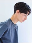 【中村飛鳥】メンズニュアンスパーマ/黒髪爽やかセンターパート