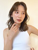 ラボヌール ヘアーウル 春日部西口店(La Bonheur hair heureux)&nbsp;大人可愛いニュアンスカールヘア20代30代40代センターパート前髪