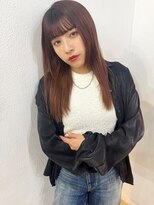 【山田】チェリーブラウンロングストレート