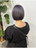 ショートボブと似合う!絶妙パープルカラー_ash purple_