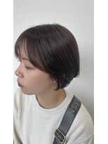 ゴウトゥデイシェアサロン 町田店(GO TODAY SHAiRE SALON)&nbsp;ショートボブ×グレージュ