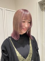 リム(RiM)&nbsp;フェイスレイヤー　カラールーツ　顔まわりカット　外ハネ