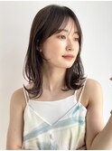 ミニウルフレイヤーカット顔周り前髪韓国ミディアムロング/柏