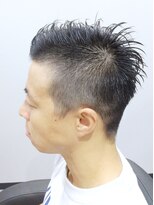 夜髪&nbsp;アシンメトリー・ワイルド・ツーブロック