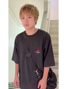 アッドバイケーツー 心斎橋(add by k-two Men's) ハイトーンマッシュウルフデザイン