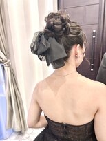 ブラウ ネイル パーティー(Blau Nail Party)&nbsp;ハイシニヨン　カラードレス