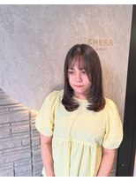 シアエミュー 新越谷店(SHEER emu)&nbsp;【Seina】顔回りレイヤーカット