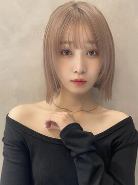 トルネード(TORNADO) 切りっぱなしボブ 美髪似合わせカット くびれボブ A1202