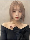 切りっぱなしボブ 美髪似合わせカット くびれボブ A1202
