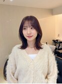 【ミディアムスタイル】顔まわりカット