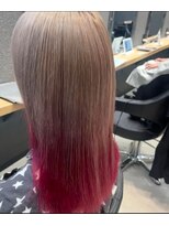 ヘアサロン リボーン(Hair salon Reborn) チェリーレッド×インナーカラー