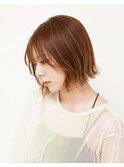 切りっぱなしボブ