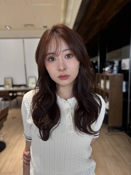 アフロート ギンザ(AFLOAT GINZA) 顔周りレイヤー×透明感カラー×巻き髪映え×顔まわりレイヤー