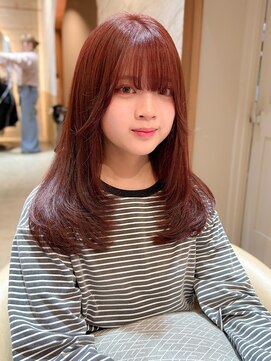 ロンド エスポワール 錦糸町(Lond espoir) ■ブリーチなしチェリーブラウン髪質改善イルミナカラー韓国r