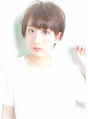 斜め前髪×ユルフワショート