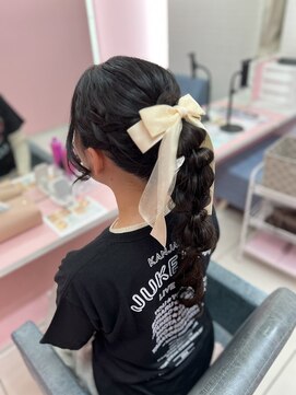 シーズン 大阪(SEASON) 【ヘアセット】ポニーテール/編みおろし/ライブヘアメ/梅田駅