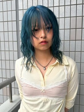 ムーン バイ ケンジ(moon by KENJE) [asuna]ターコイズブルー/ハイトーン/ケアブリーチ