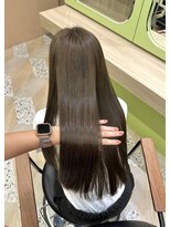 イオエ 西梅田(ioe)&nbsp;ブリーチなしカラー／髪質改善/ミルクティーベージュ/小顔へア