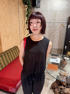 キルム(Qilm) こっくりレッド×顔まわりレイヤー