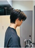 メンズ/メンズカット/センターパート