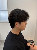 MEN'S/韓国/センターパート/ニュアンスパーマ/下田優也