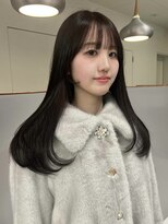 ローレンアオ(LOREN AO)&nbsp;着物ヘア/大人ガーリー/ダークアッシュ/似合わせカット/矢場町