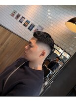 タフ バーバーショップ 大濠店(TOUGH BARBER SHOP)&nbsp;ウェーブアップスタイル